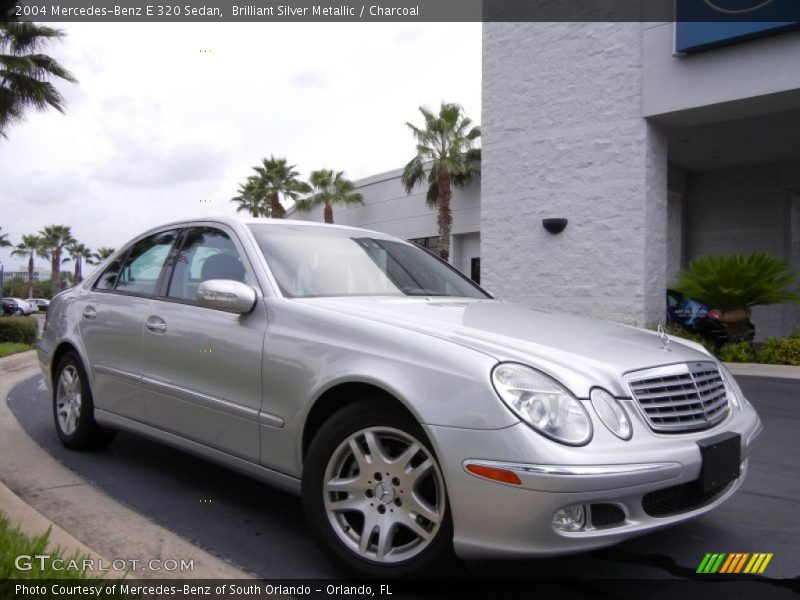 Brilliant Silver Metallic / Charcoal 2004 Mercedes-Benz E 320 Sedan