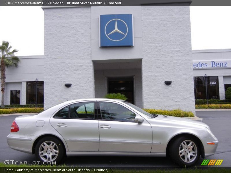 Brilliant Silver Metallic / Charcoal 2004 Mercedes-Benz E 320 Sedan