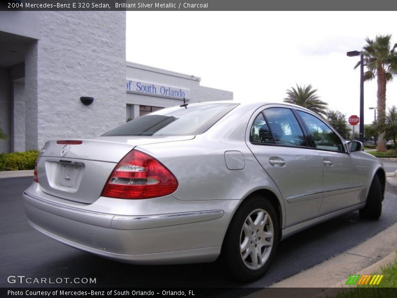 Brilliant Silver Metallic / Charcoal 2004 Mercedes-Benz E 320 Sedan