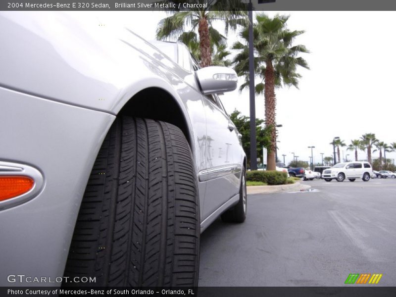 Brilliant Silver Metallic / Charcoal 2004 Mercedes-Benz E 320 Sedan
