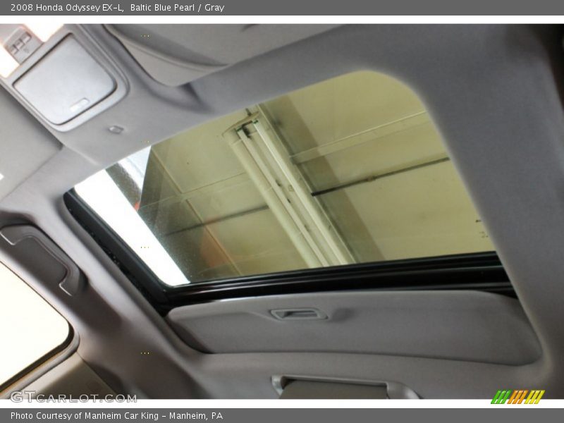Baltic Blue Pearl / Gray 2008 Honda Odyssey EX-L