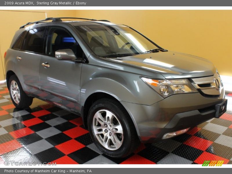 Sterling Gray Metallic / Ebony 2009 Acura MDX