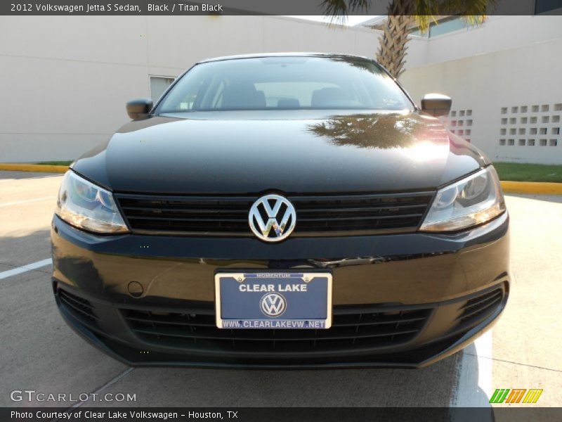 Black / Titan Black 2012 Volkswagen Jetta S Sedan
