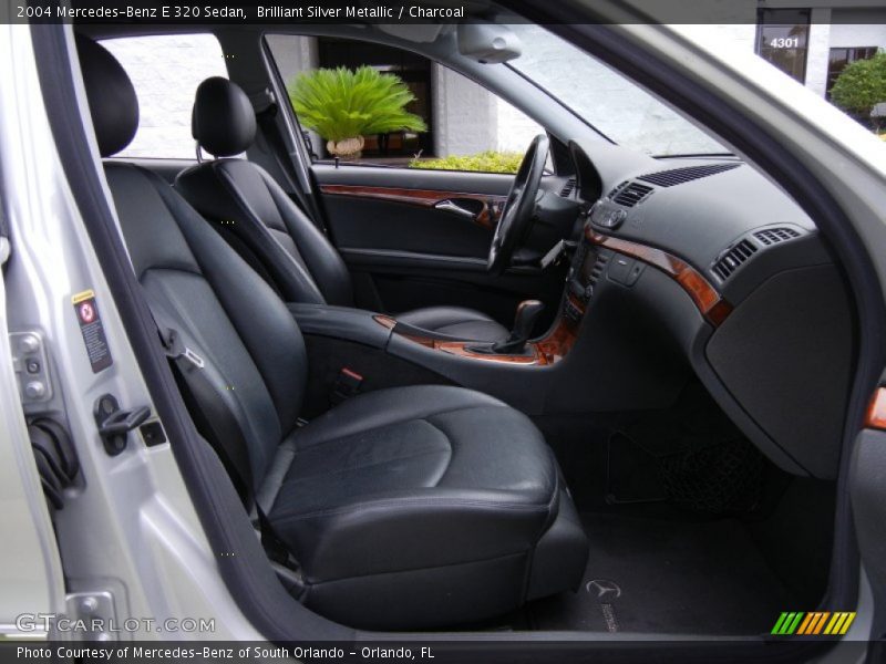 Brilliant Silver Metallic / Charcoal 2004 Mercedes-Benz E 320 Sedan