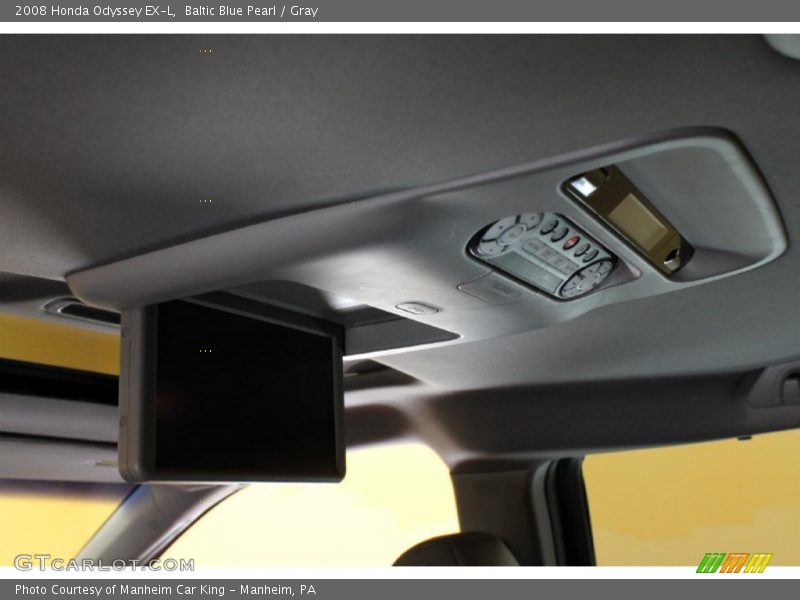 Baltic Blue Pearl / Gray 2008 Honda Odyssey EX-L
