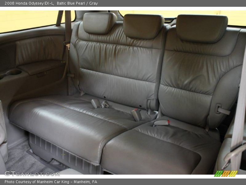 Baltic Blue Pearl / Gray 2008 Honda Odyssey EX-L