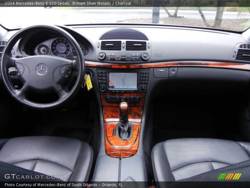 Brilliant Silver Metallic / Charcoal 2004 Mercedes-Benz E 320 Sedan