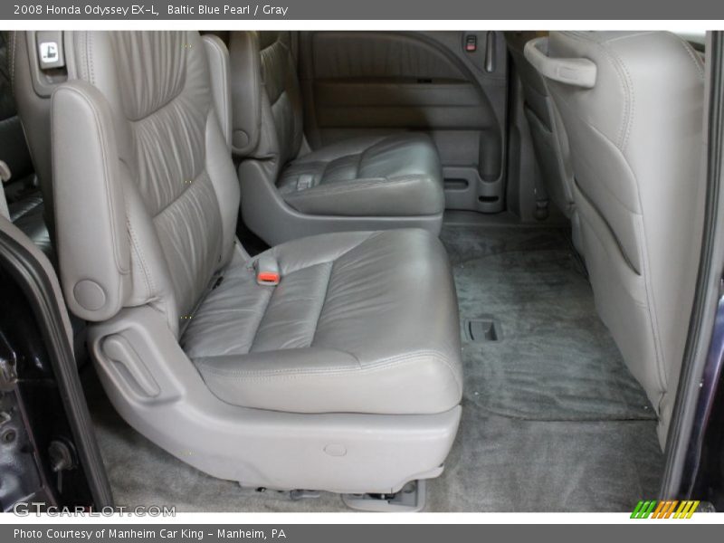 Baltic Blue Pearl / Gray 2008 Honda Odyssey EX-L
