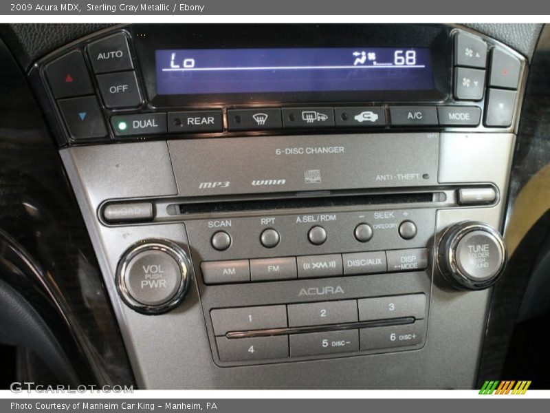 Sterling Gray Metallic / Ebony 2009 Acura MDX