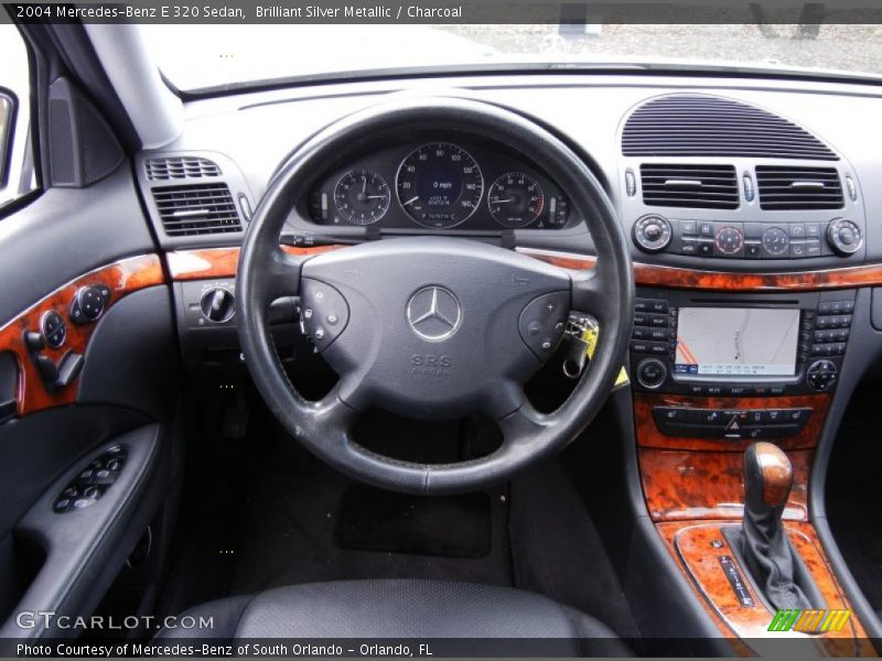 Brilliant Silver Metallic / Charcoal 2004 Mercedes-Benz E 320 Sedan