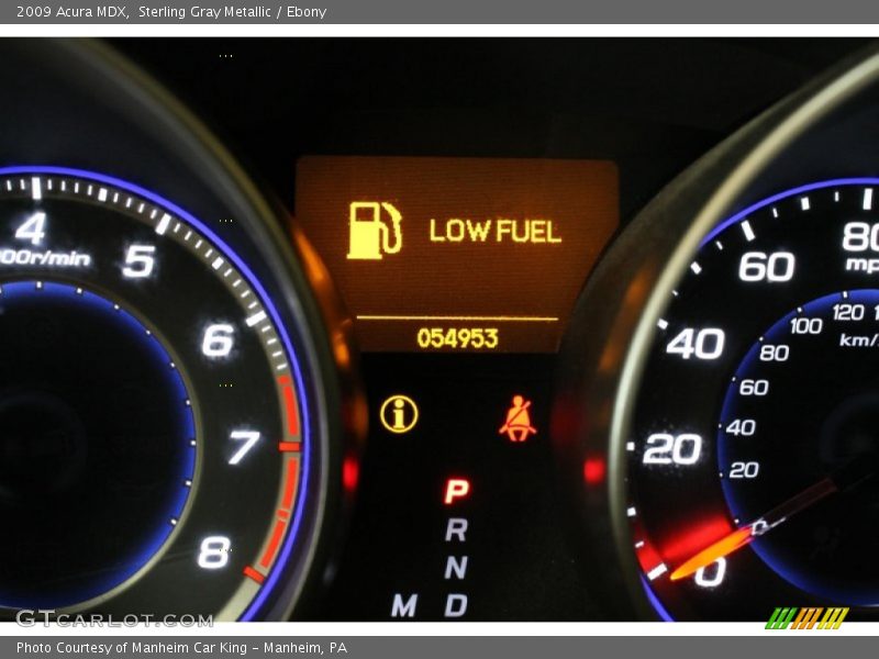 Sterling Gray Metallic / Ebony 2009 Acura MDX