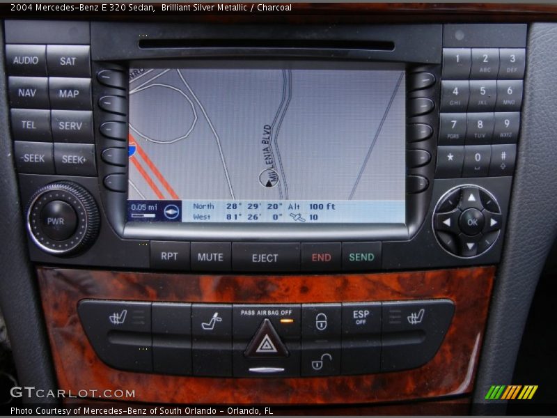 Brilliant Silver Metallic / Charcoal 2004 Mercedes-Benz E 320 Sedan