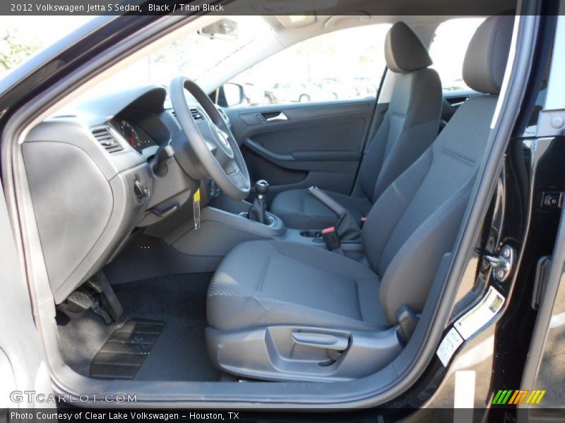 Black / Titan Black 2012 Volkswagen Jetta S Sedan