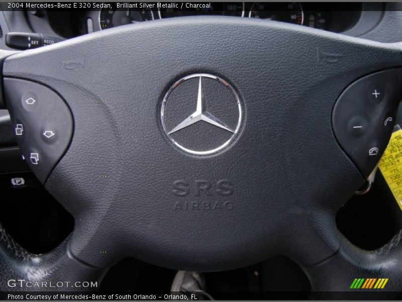 Brilliant Silver Metallic / Charcoal 2004 Mercedes-Benz E 320 Sedan