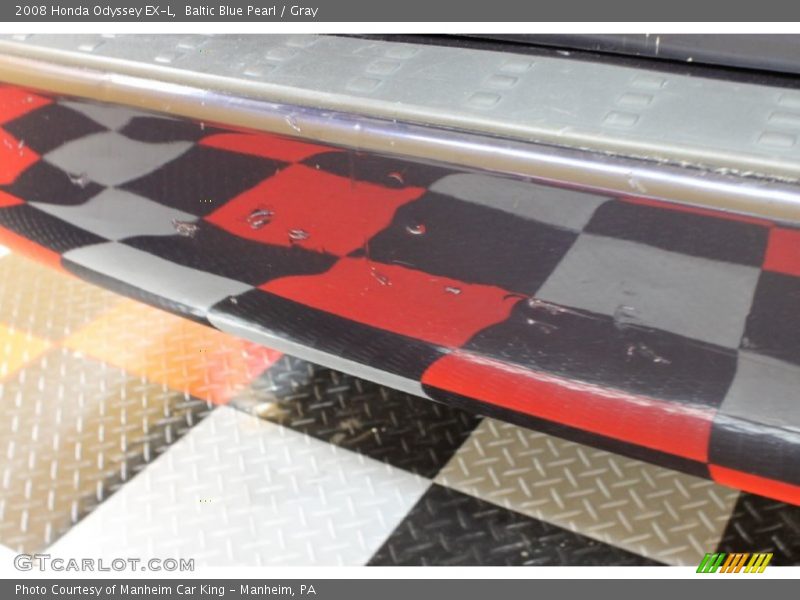 Baltic Blue Pearl / Gray 2008 Honda Odyssey EX-L