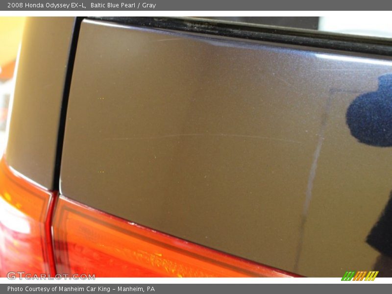 Baltic Blue Pearl / Gray 2008 Honda Odyssey EX-L