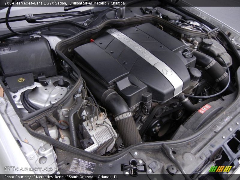 Brilliant Silver Metallic / Charcoal 2004 Mercedes-Benz E 320 Sedan