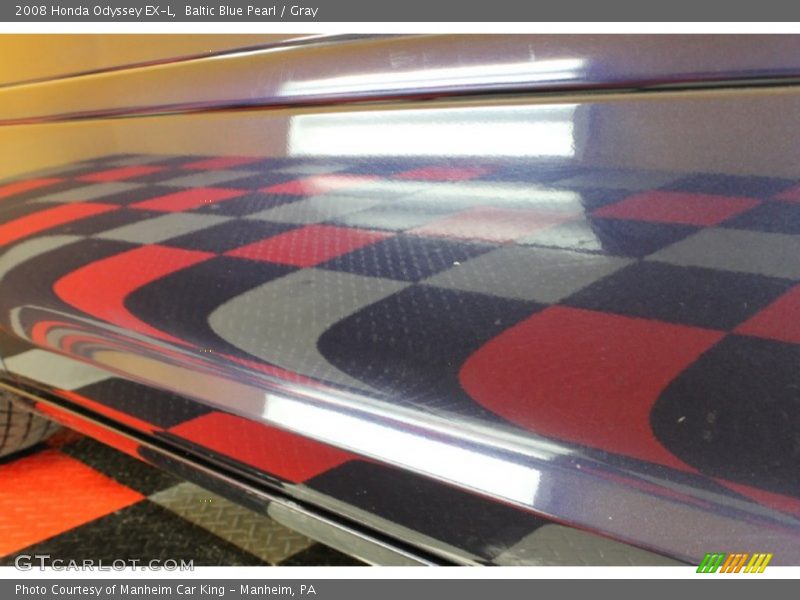 Baltic Blue Pearl / Gray 2008 Honda Odyssey EX-L