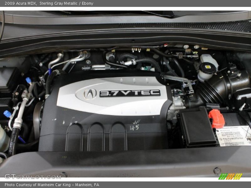 Sterling Gray Metallic / Ebony 2009 Acura MDX