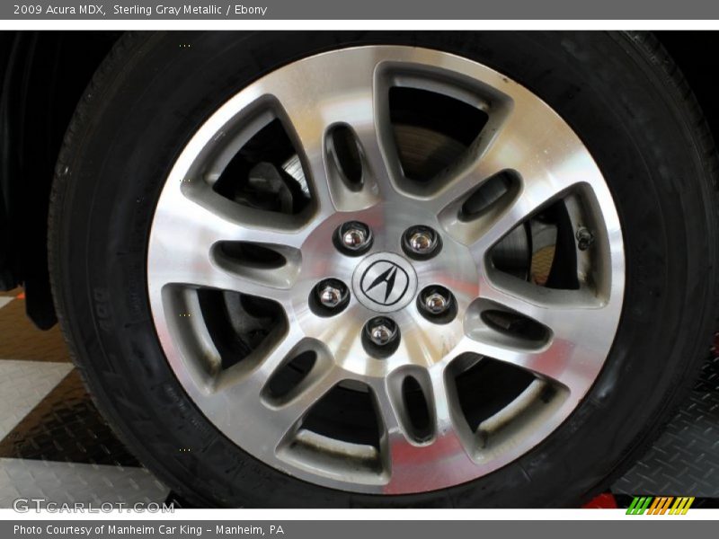 Sterling Gray Metallic / Ebony 2009 Acura MDX