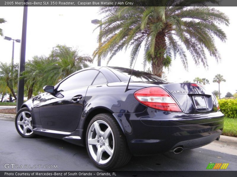 Caspian Blue Metallic / Ash Grey 2005 Mercedes-Benz SLK 350 Roadster