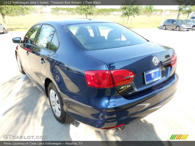 Tempest Blue Metallic / Titan Black 2012 Volkswagen Jetta S Sedan