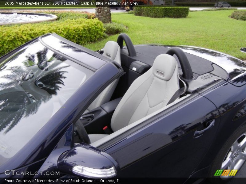 Caspian Blue Metallic / Ash Grey 2005 Mercedes-Benz SLK 350 Roadster