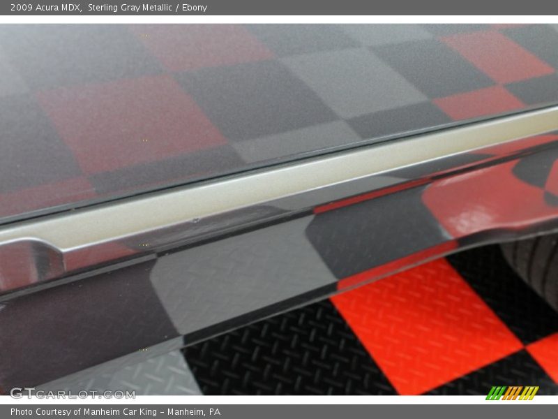 Sterling Gray Metallic / Ebony 2009 Acura MDX