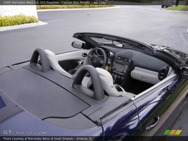 Caspian Blue Metallic / Ash Grey 2005 Mercedes-Benz SLK 350 Roadster