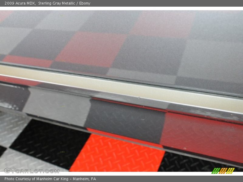 Sterling Gray Metallic / Ebony 2009 Acura MDX