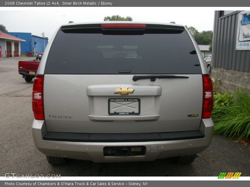 Silver Birch Metallic / Ebony 2008 Chevrolet Tahoe LS 4x4