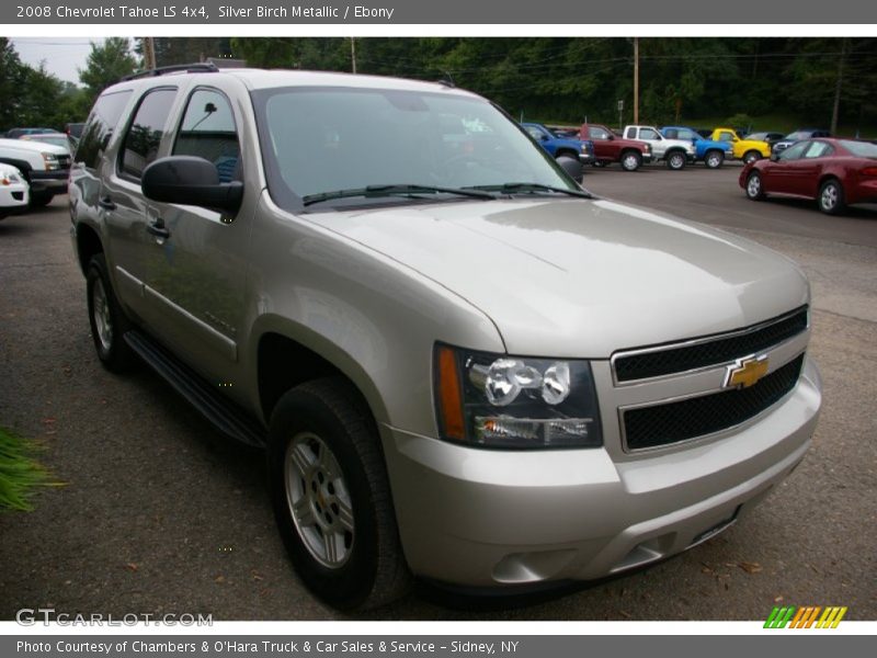 Silver Birch Metallic / Ebony 2008 Chevrolet Tahoe LS 4x4