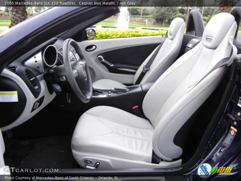 Caspian Blue Metallic / Ash Grey 2005 Mercedes-Benz SLK 350 Roadster