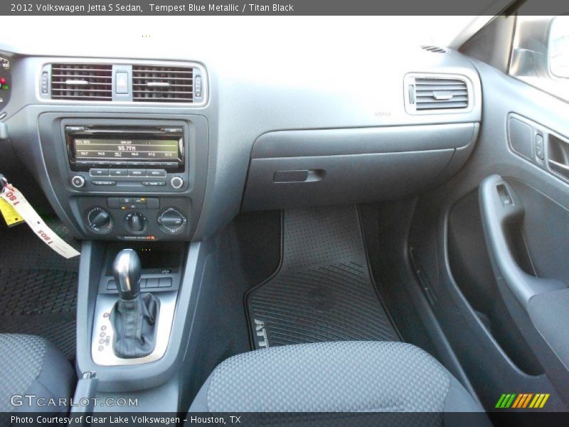 Tempest Blue Metallic / Titan Black 2012 Volkswagen Jetta S Sedan