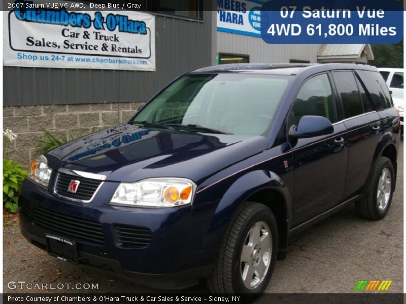 Deep Blue / Gray 2007 Saturn VUE V6 AWD