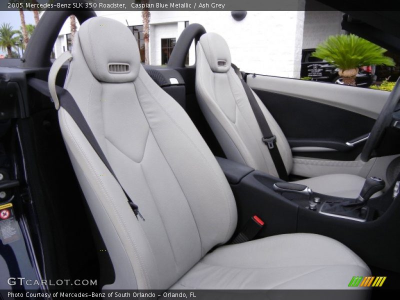 Caspian Blue Metallic / Ash Grey 2005 Mercedes-Benz SLK 350 Roadster