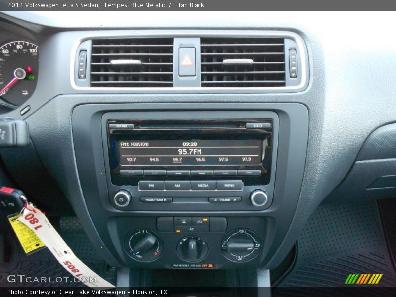Controls of 2012 Jetta S Sedan