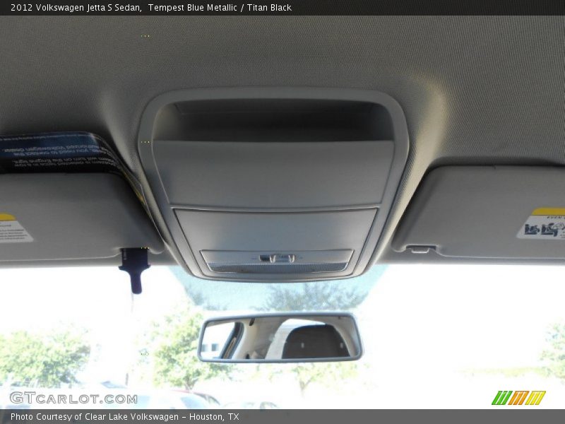 Tempest Blue Metallic / Titan Black 2012 Volkswagen Jetta S Sedan