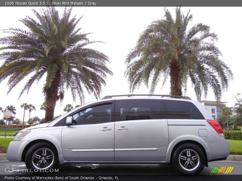 Silver Mist Metallic / Gray 2005 Nissan Quest 3.5 S