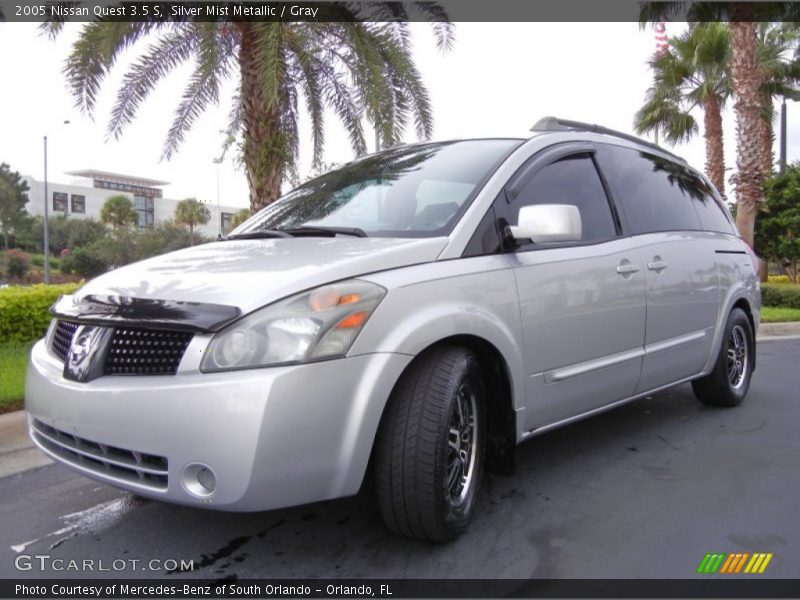 Silver Mist Metallic / Gray 2005 Nissan Quest 3.5 S