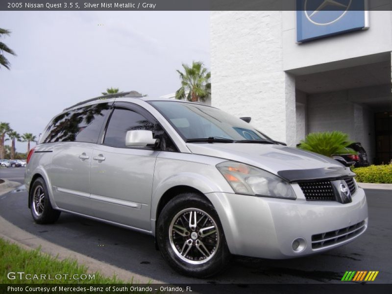 Silver Mist Metallic / Gray 2005 Nissan Quest 3.5 S