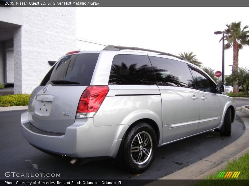 Silver Mist Metallic / Gray 2005 Nissan Quest 3.5 S
