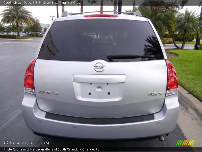 Silver Mist Metallic / Gray 2005 Nissan Quest 3.5 S