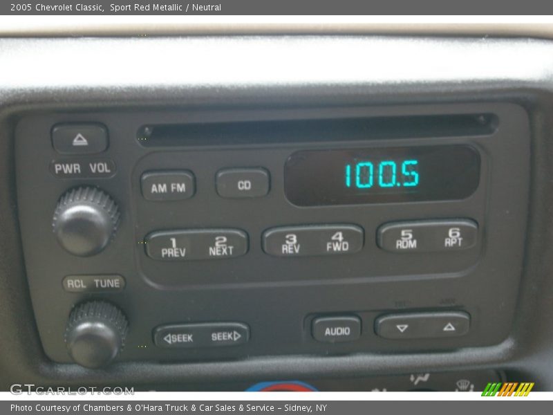Audio System of 2005 Classic 