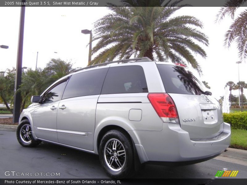 Silver Mist Metallic / Gray 2005 Nissan Quest 3.5 S