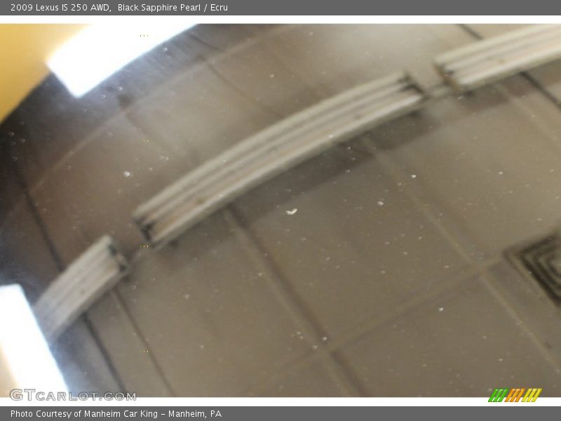 Black Sapphire Pearl / Ecru 2009 Lexus IS 250 AWD