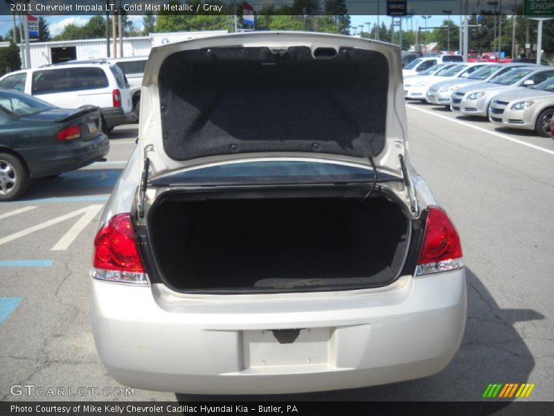 Gold Mist Metallic / Gray 2011 Chevrolet Impala LT