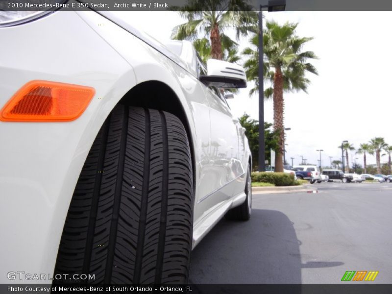 Arctic White / Black 2010 Mercedes-Benz E 350 Sedan