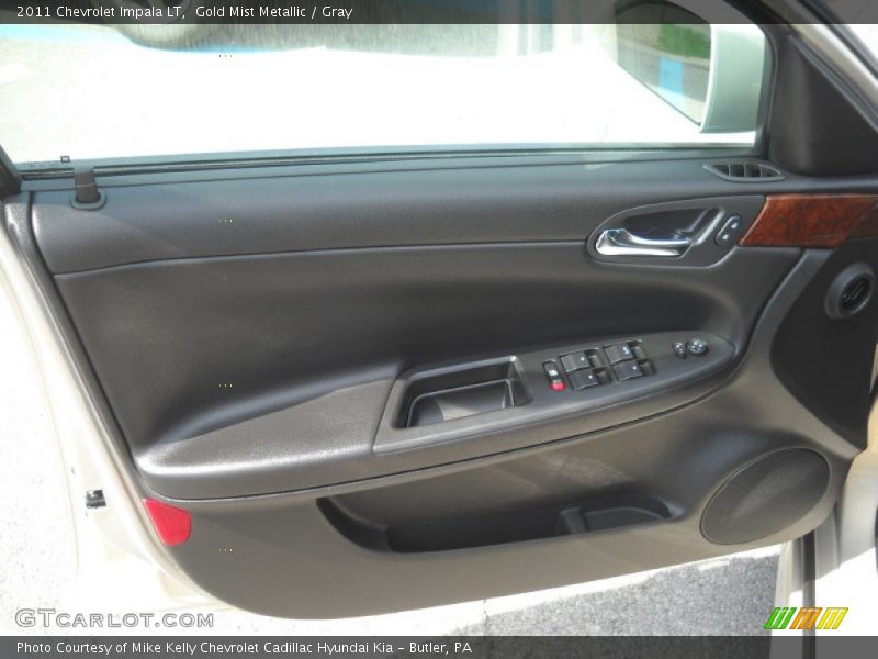 Gold Mist Metallic / Gray 2011 Chevrolet Impala LT