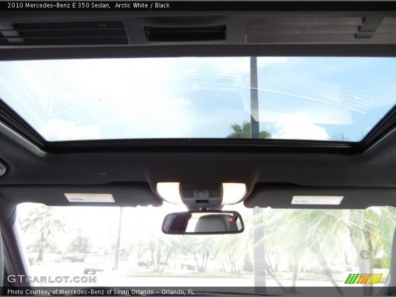 Arctic White / Black 2010 Mercedes-Benz E 350 Sedan